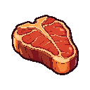 big steak rare snack