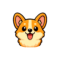 Cosmo the corgi, mascot of Corgi Snack Pop.